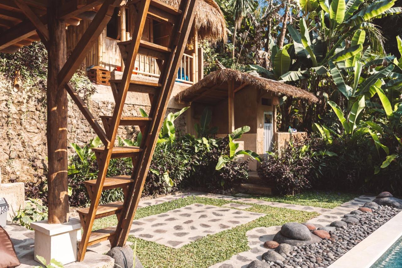 Bali Bamboo Jungle Huts And Hostel Tampaksiring Zewnętrze zdjęcie
