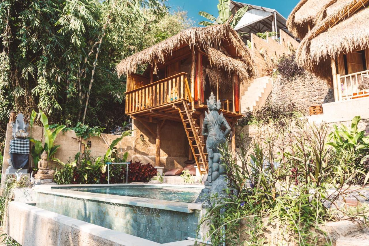Bali Bamboo Jungle Huts And Hostel Tampaksiring Zewnętrze zdjęcie